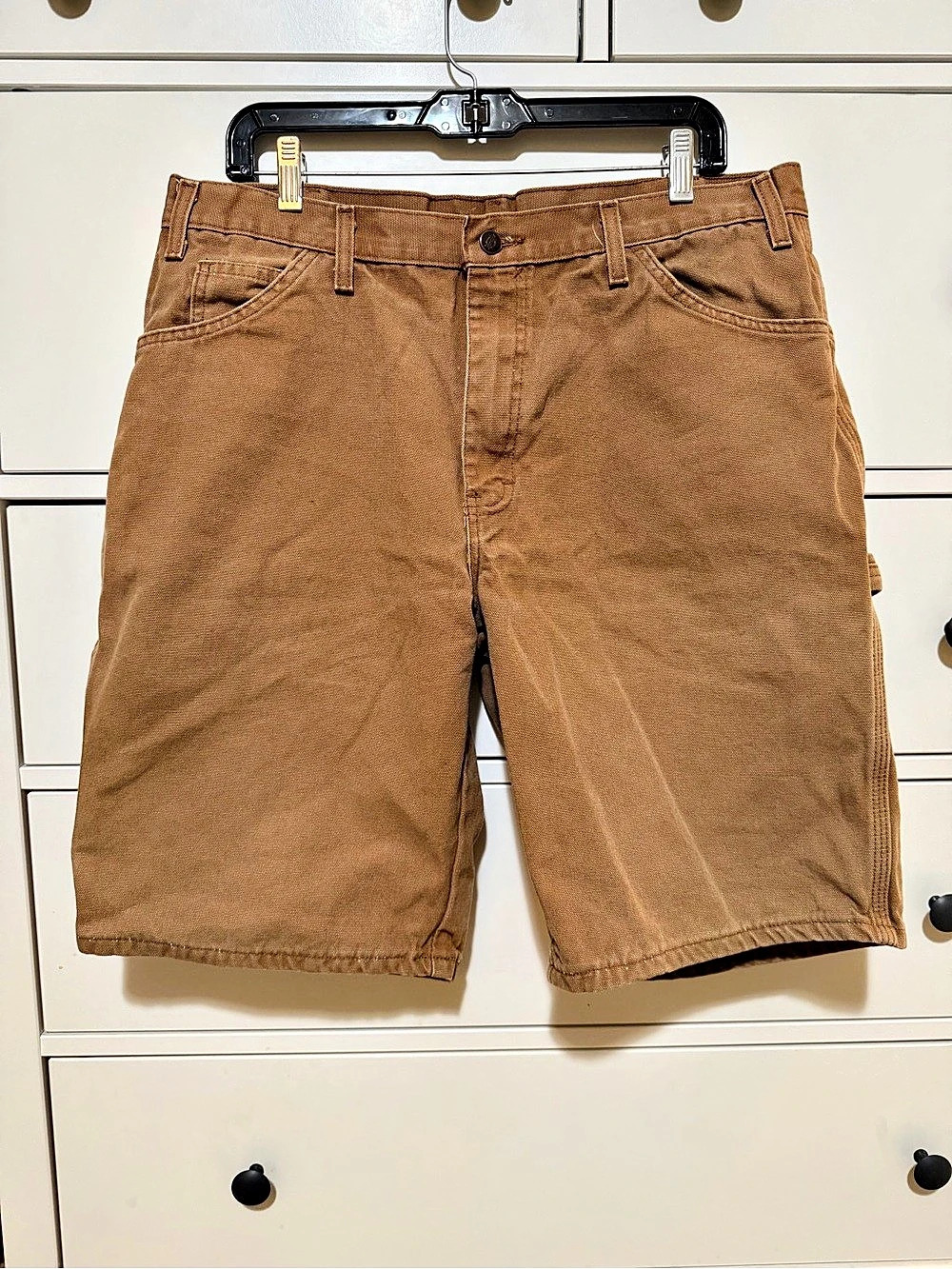 Dickies Relaxed Fit Duck Carpenter Shorts, Men’s size 36